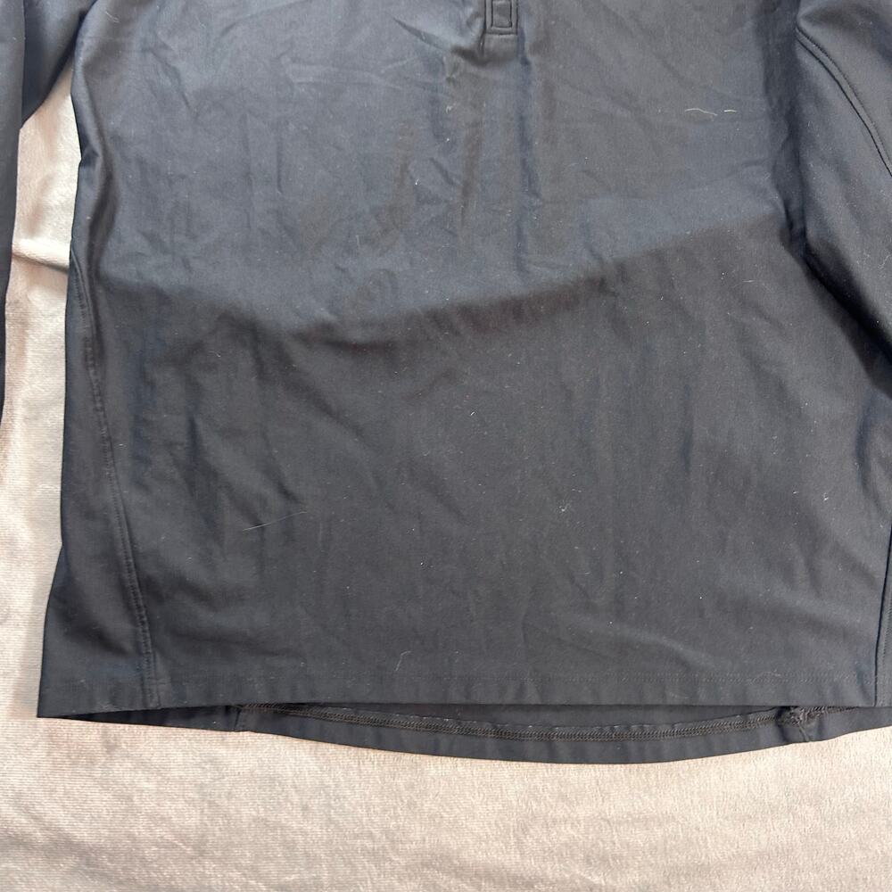 Under Armour Black Size Med Fitted 1/4 Zip Mock Neck Top Women's - Picture 4 of 8